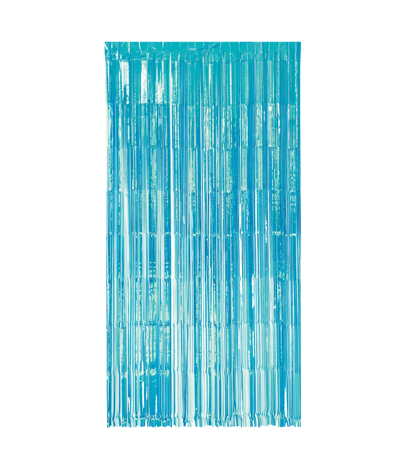 Blauwe Deurgordijn 2m