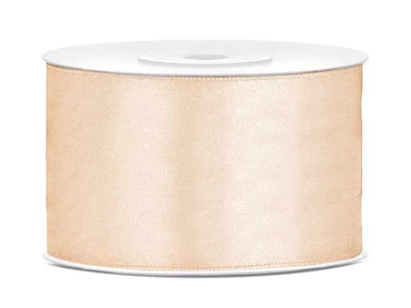 Satijn Lint Vanille Creme 38mm 25m