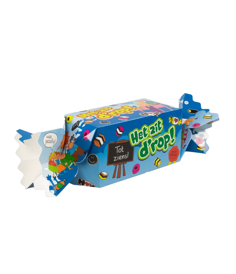 Geschenkdoosje Het Zit D'Rop 26cm