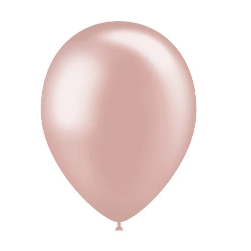Rose Gouden Ballonnen Metallic 25cm 50st