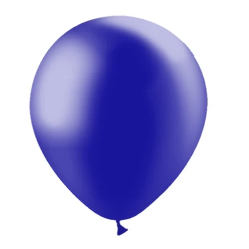 Donkerblauwe Ballonnen Metallic 30cm 50st