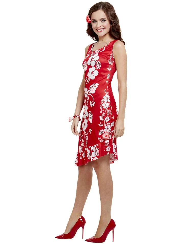 Hawaii Jurk Rood M