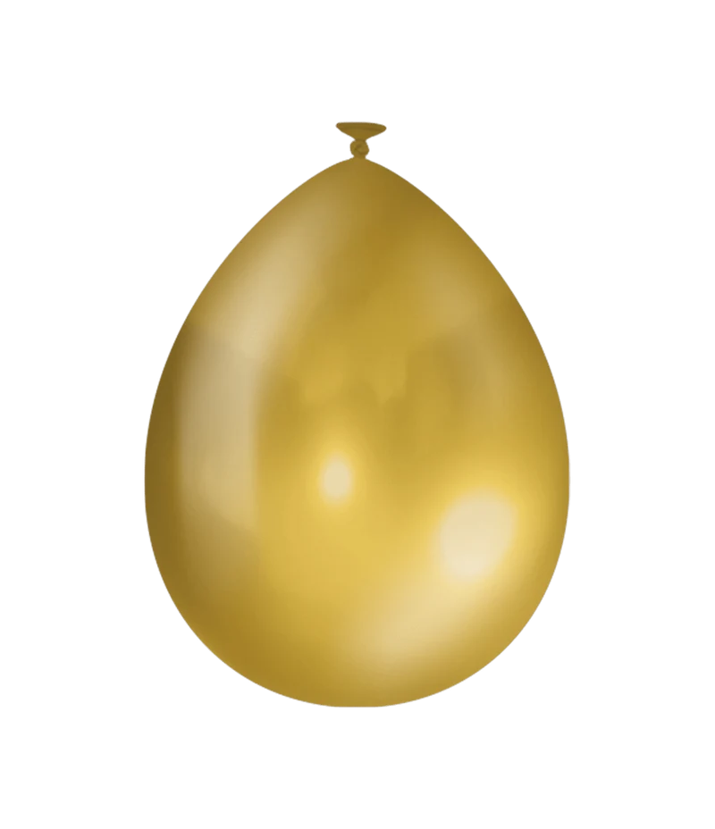 Gouden Ballonnen Metallic 30cm 10st