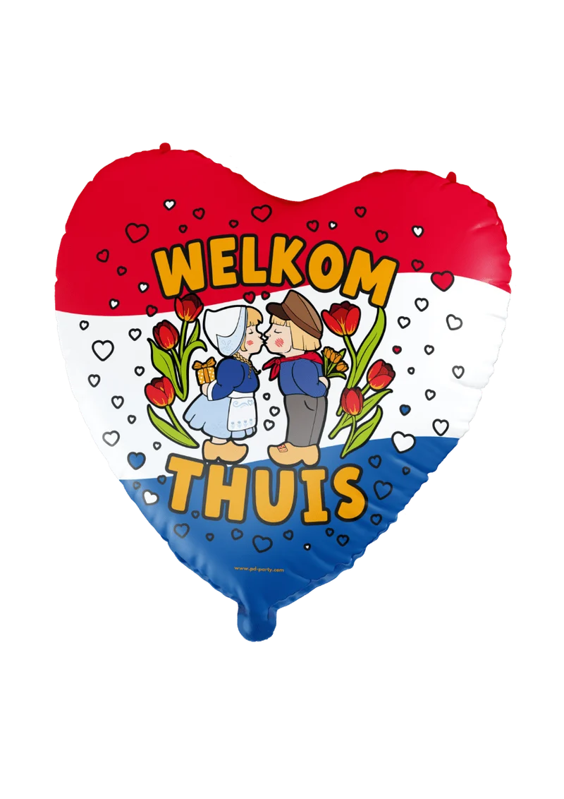 Welkom Thuis Helium Ballon Leeg 60cm