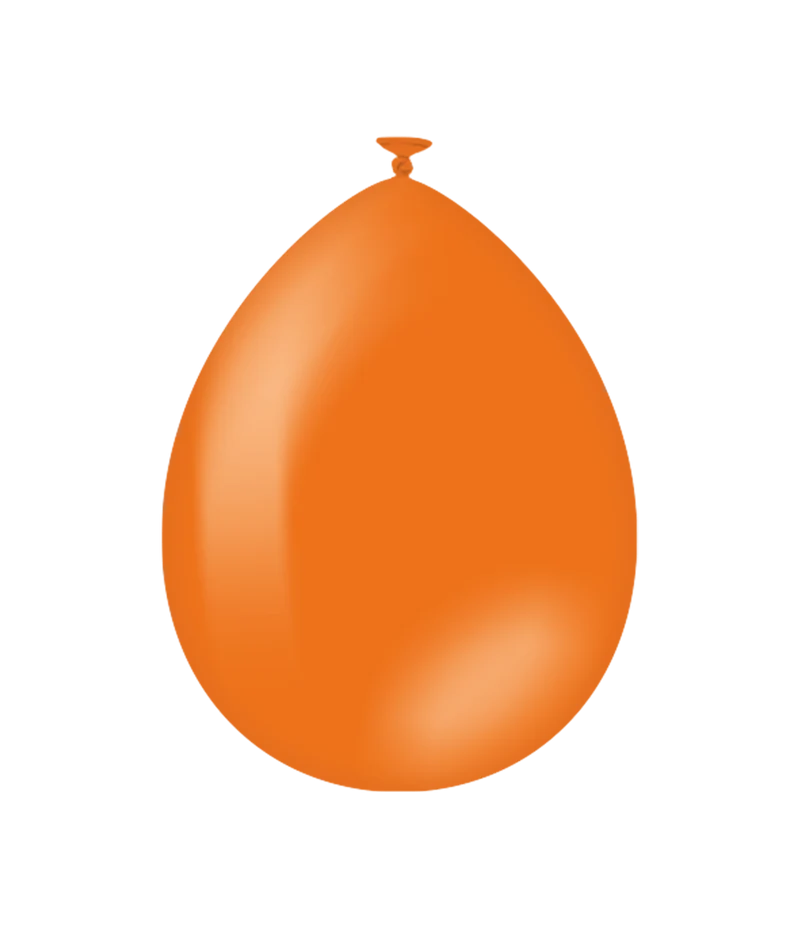 Oranje Ballonnen Pastel 30cm 10st