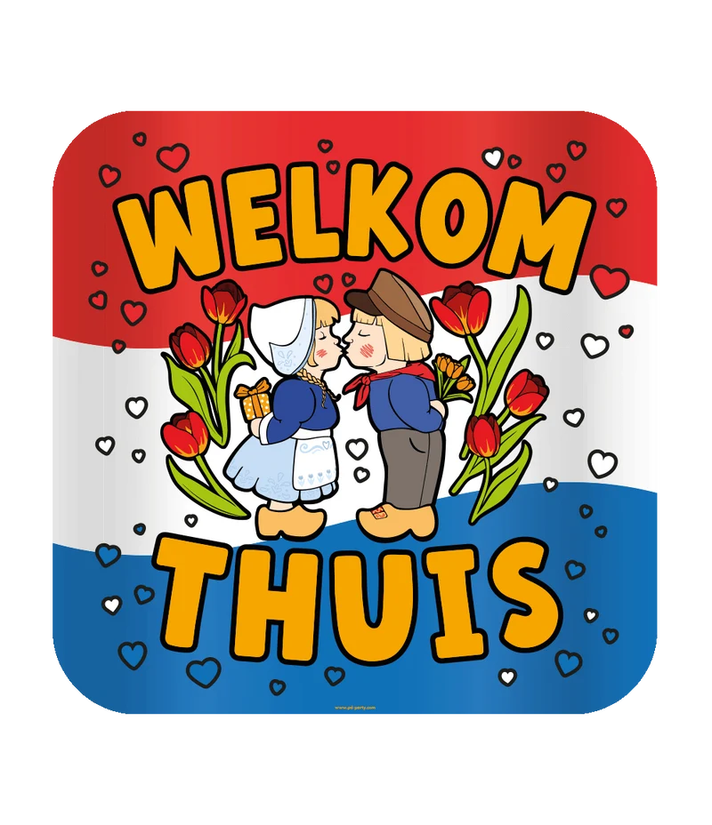 Welkom Thuis Deurbord 50cm