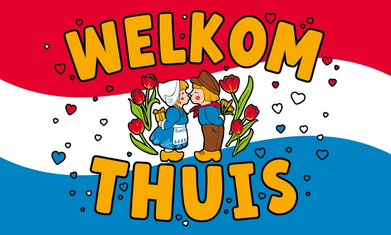 Welkom Thuis Gevelvlag Xxl 1,5m