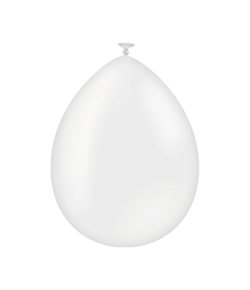 Witte Ballonnen 30cm 10st