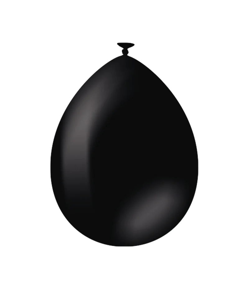 Zwarte Ballonnen 30cm 10st
