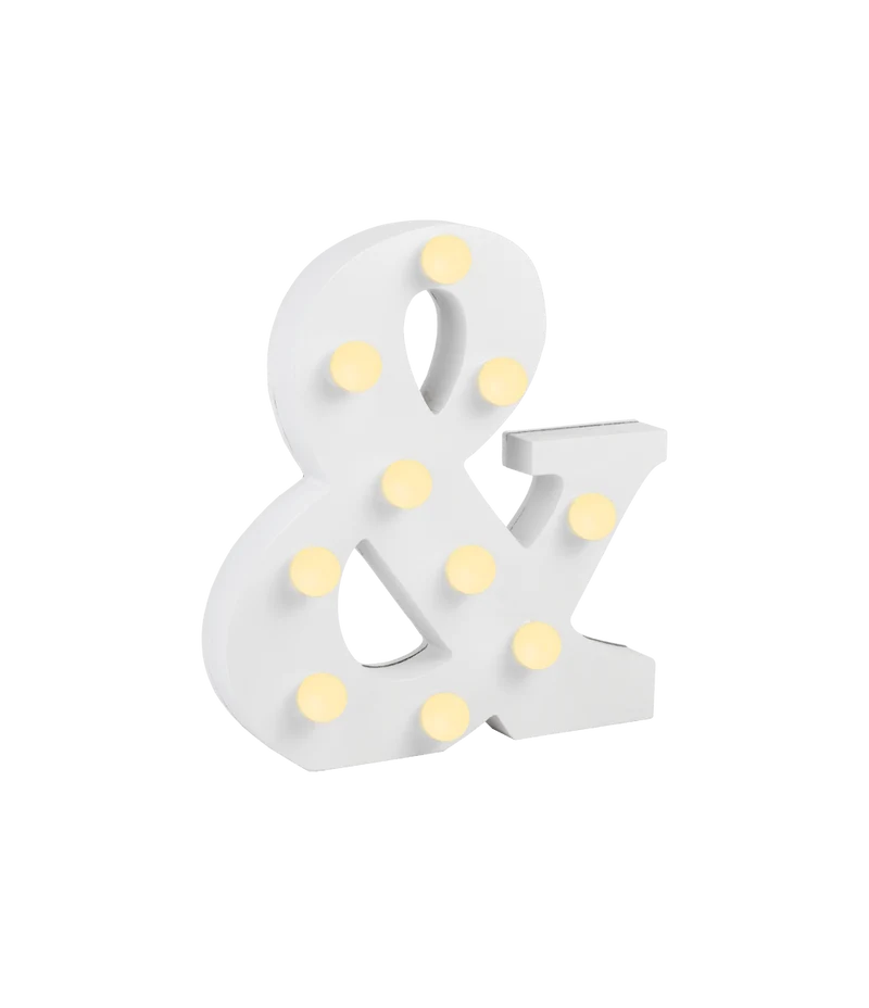 Witte Licht Letter & 16,5cm