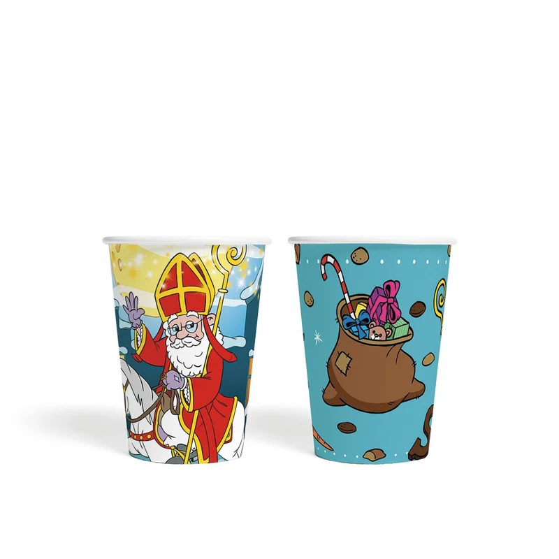 Sinterklaas Bekers 210ml 8st