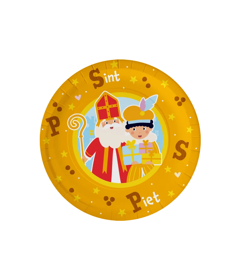 Sinterklaas Borden 22,6cm 8st