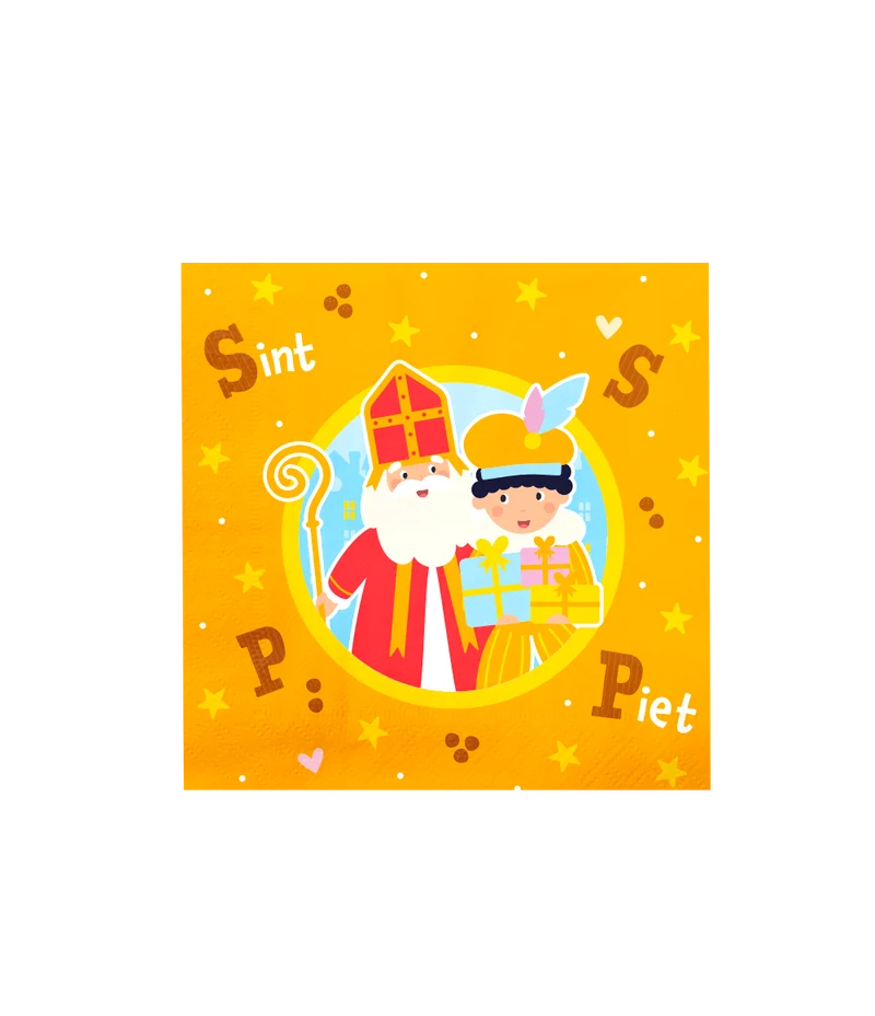 Sinterklaas Servetten 16cm 16st