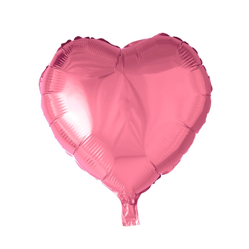 Helium Ballon Hart Lichtroze 45cm leeg