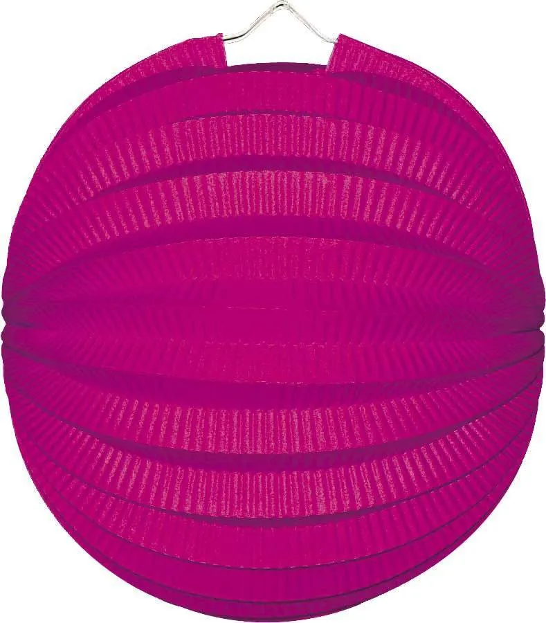 Roze Lampion Bol 23cm