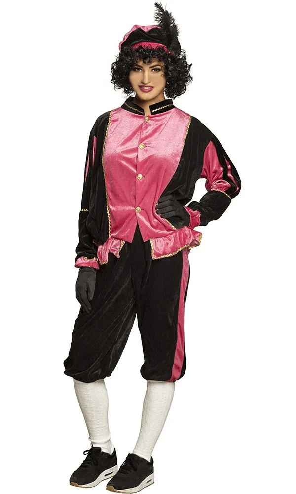 Pietenpak Roze Zwart