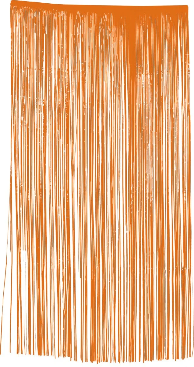 Oranje Deurgordijn Folie 2m