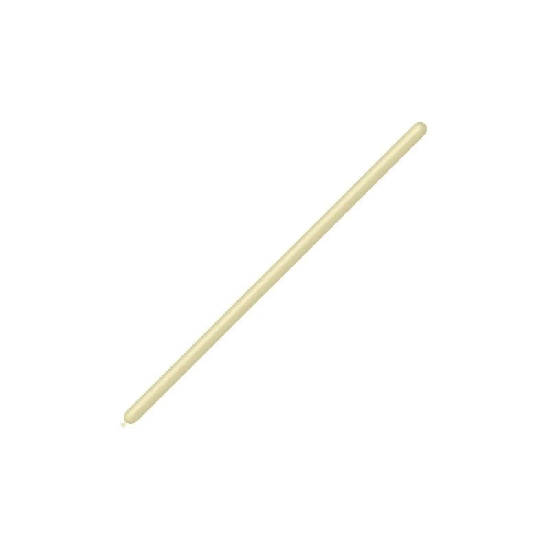 Ivoorkleurige Modelleerballonnen 2,5cm 150cm 100st
