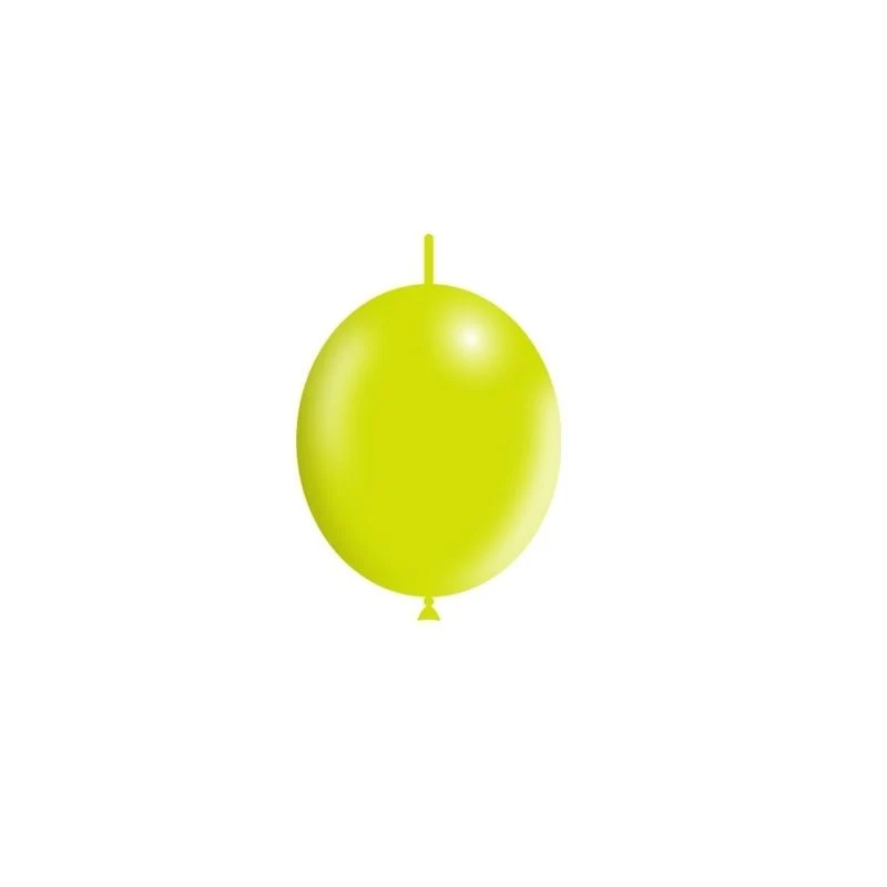 Lichtgroene Knoopballonnen 15cm 100st