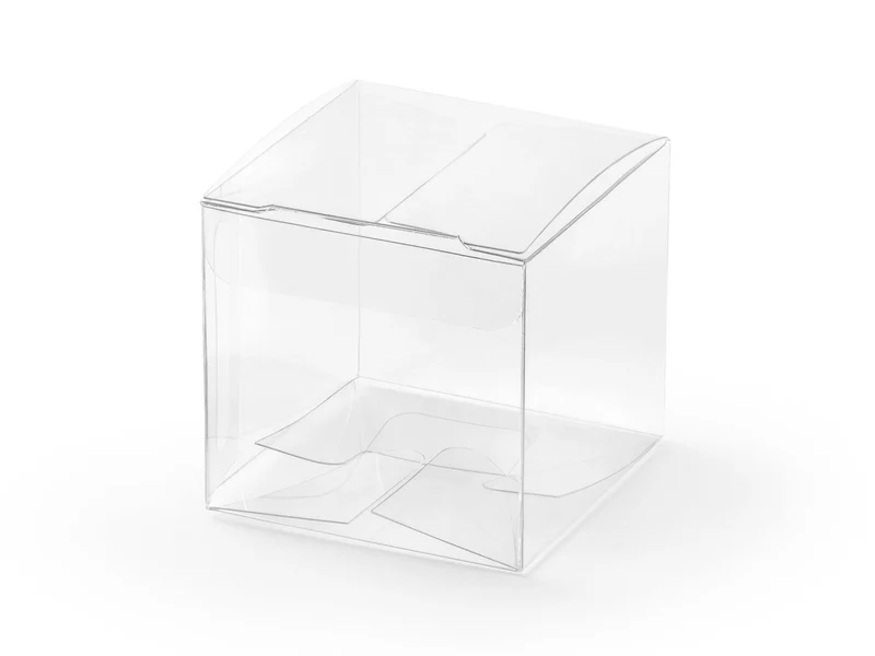Geschenkdoosjes Kubus Doorzichtig 5cm 10st