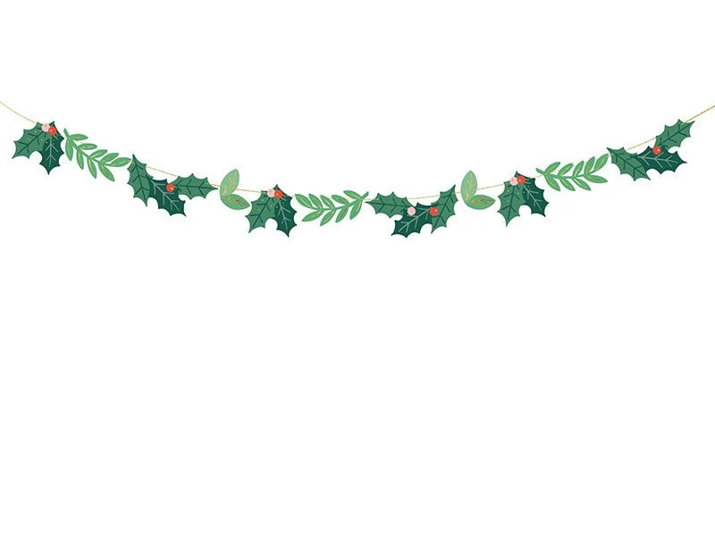 Kerst Slinger Hulst 1,5m
