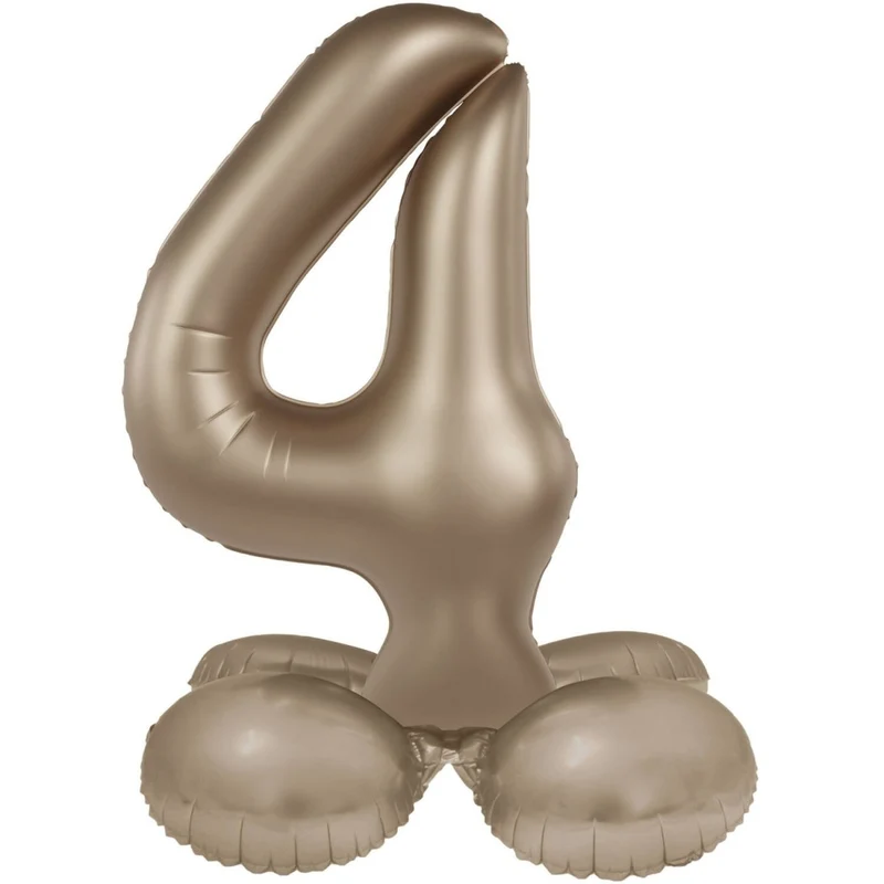4 Jaar Cijfer Ballon Goud 72cm