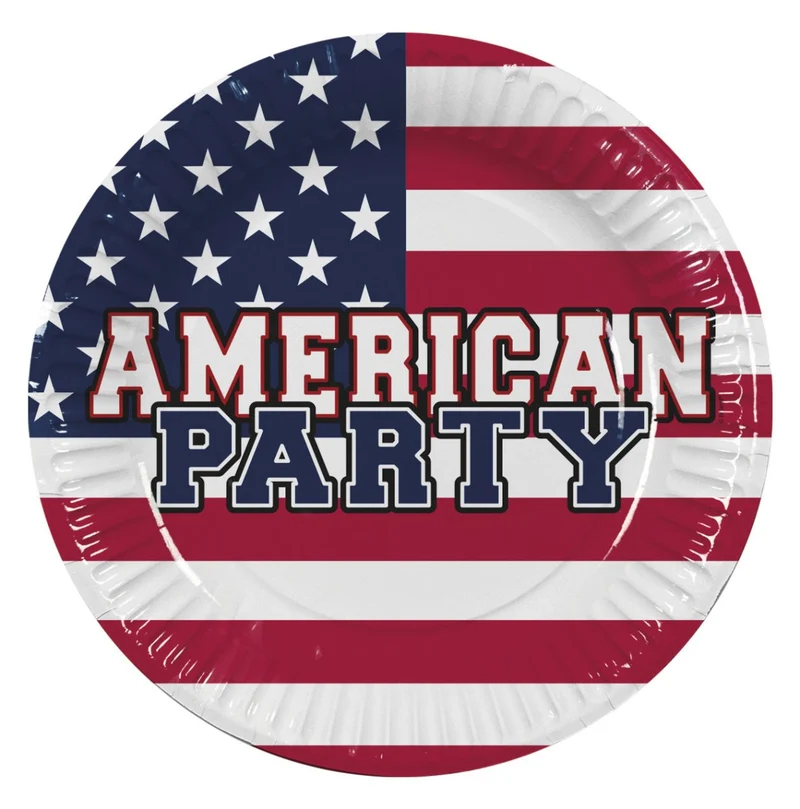 Borden American Party Papier 23cm 10st