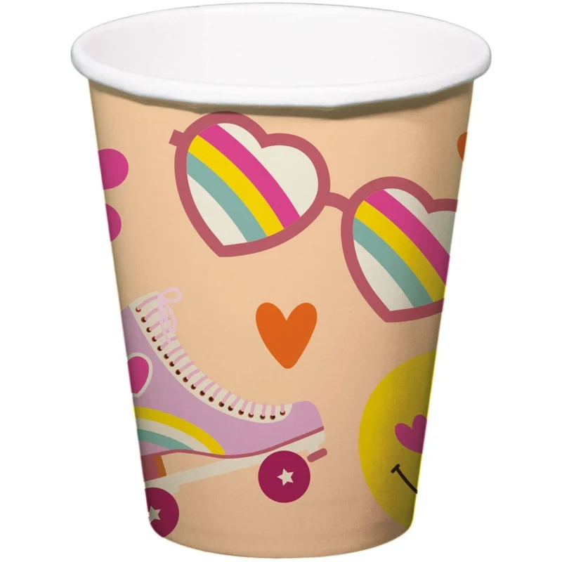 Emoij Bekers Papier 250ml 8st