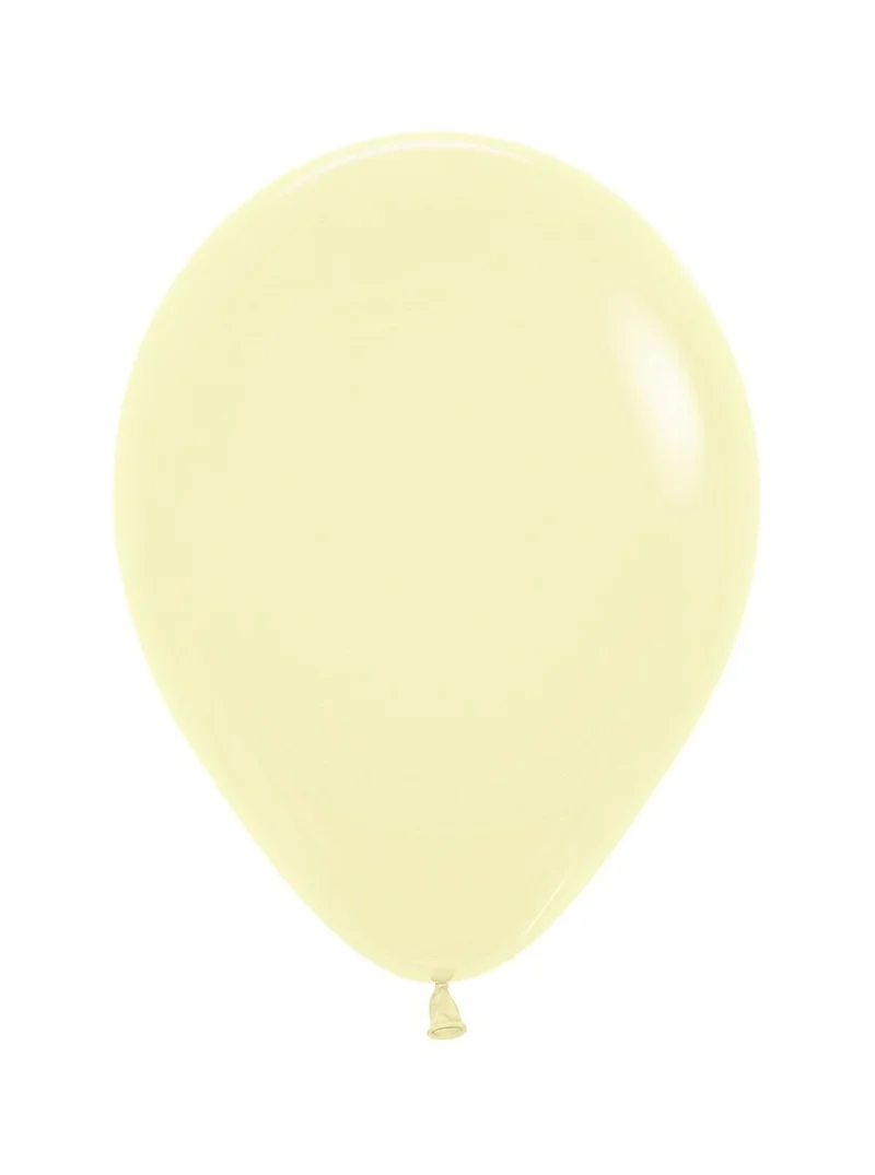 Ballonnen Pastel Matte Yellow 25cm 100st