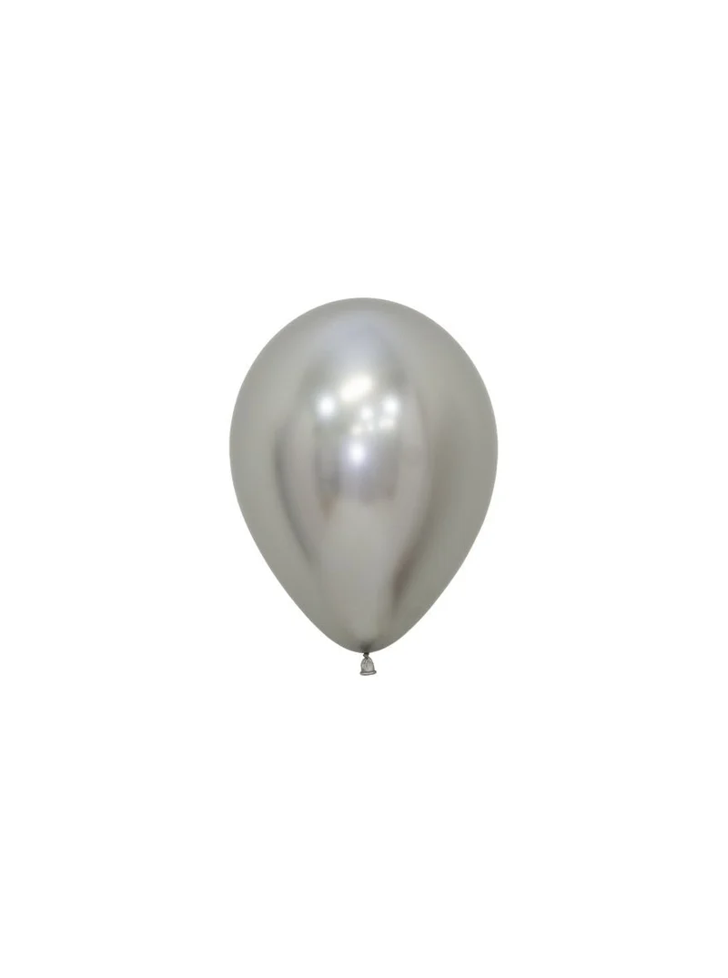 Ballonnen Reflex Silver 12cm 50st