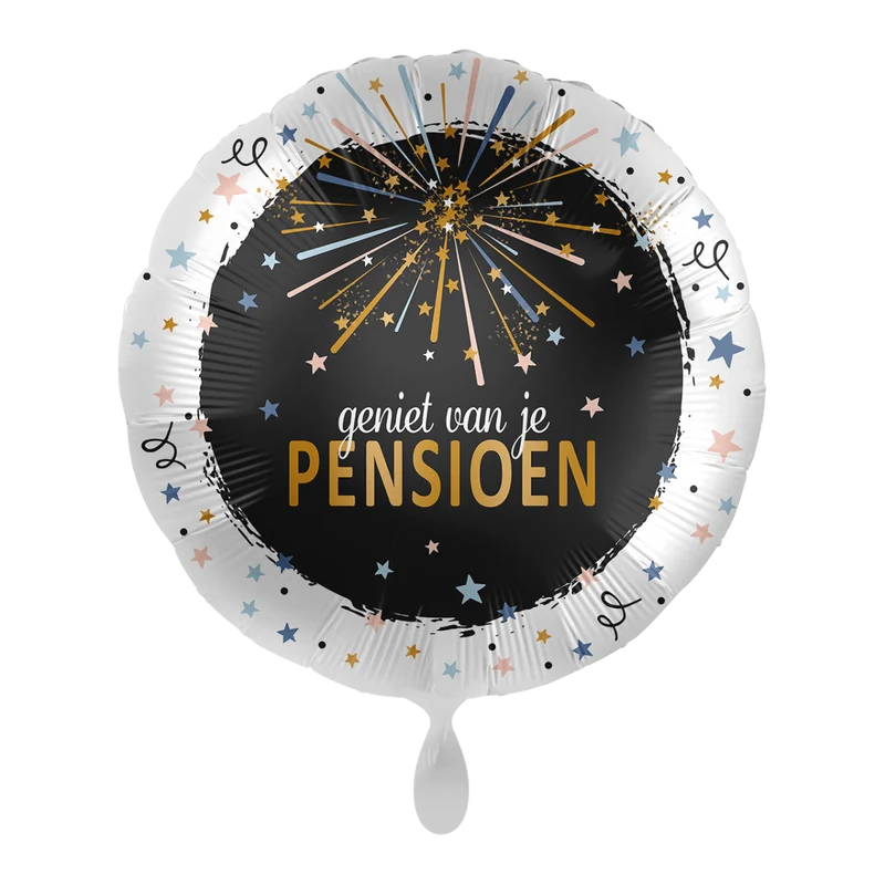 Helium Ballon Geniet van je Pensioen