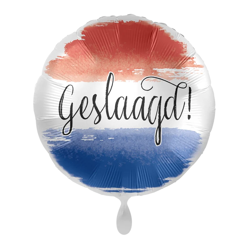 Geslaagd Helium Ballon Leeg 43cm