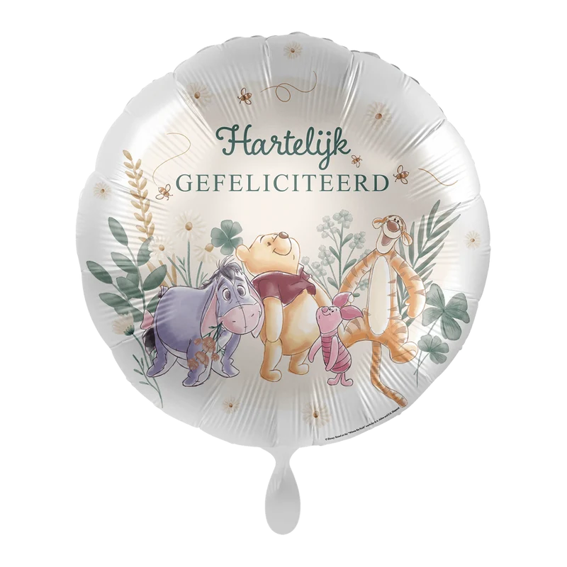 Winnie The Pooh Helium Ballon Leeg 45cm