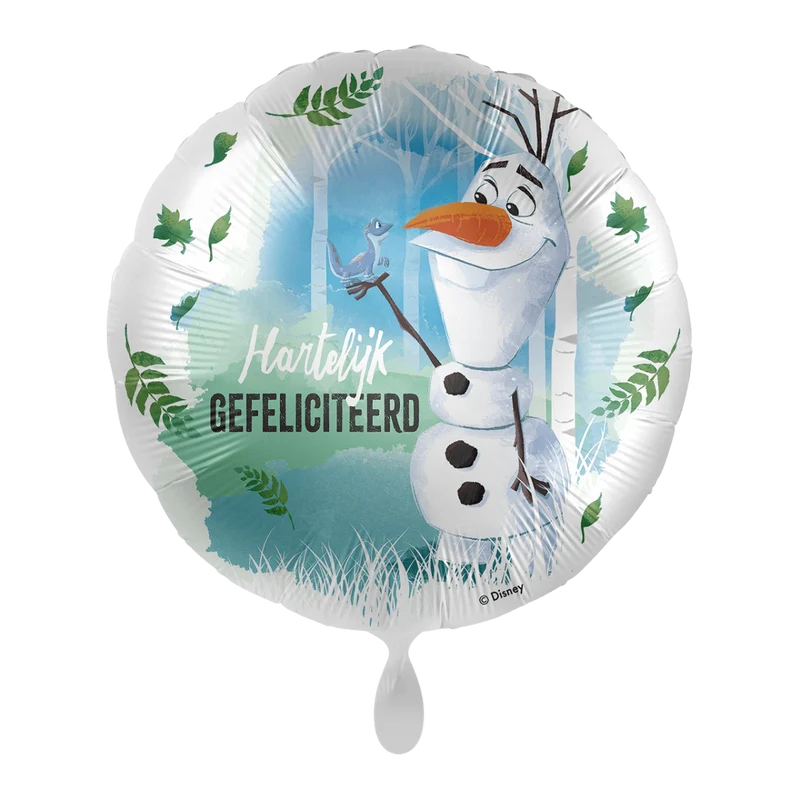 Frozen Helium Ballon Olaf Leeg 43cm