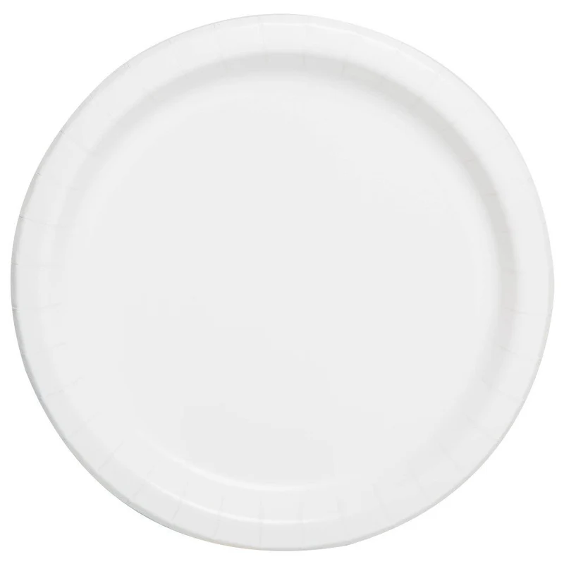 Witte Borden Rond 23cm 16st