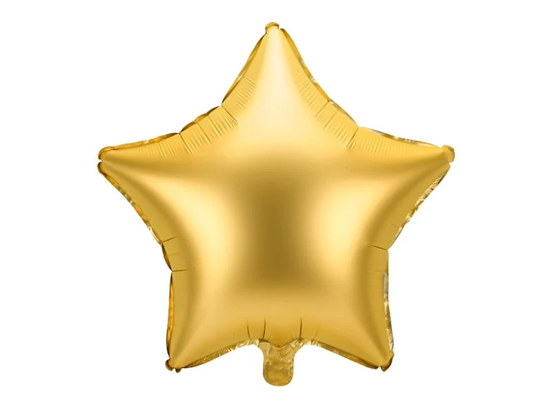 Helium Ballon Ster Goud Leeg 48cm