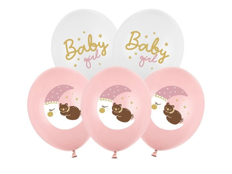 Baby Ballonnen Roze 30cm 6st
