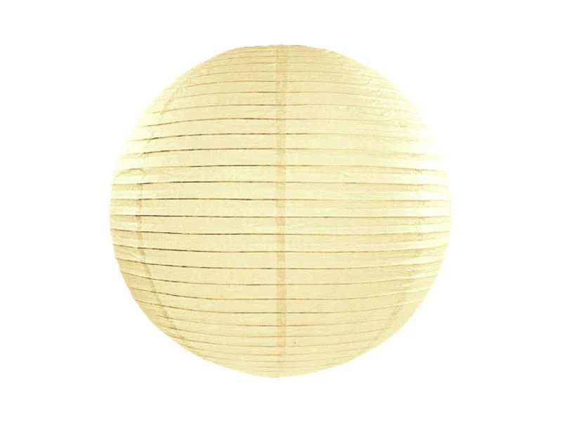 Vanille Creme Lampion Rond 20cm