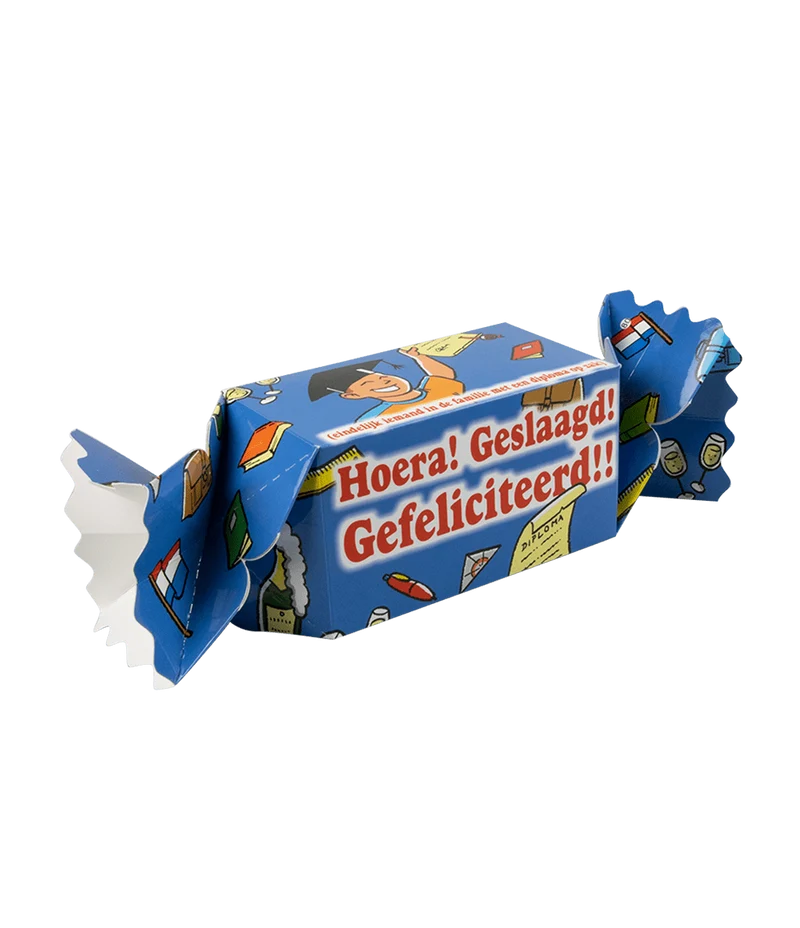 Geschenkdoosje School Geslaagd 26cm