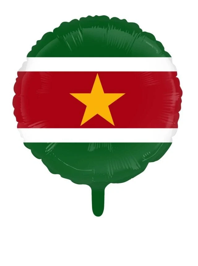 Suriname Helium Ballon Leeg 45cm