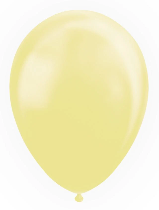 Gele Ballonnen Pastel Macaron 30cm 25st