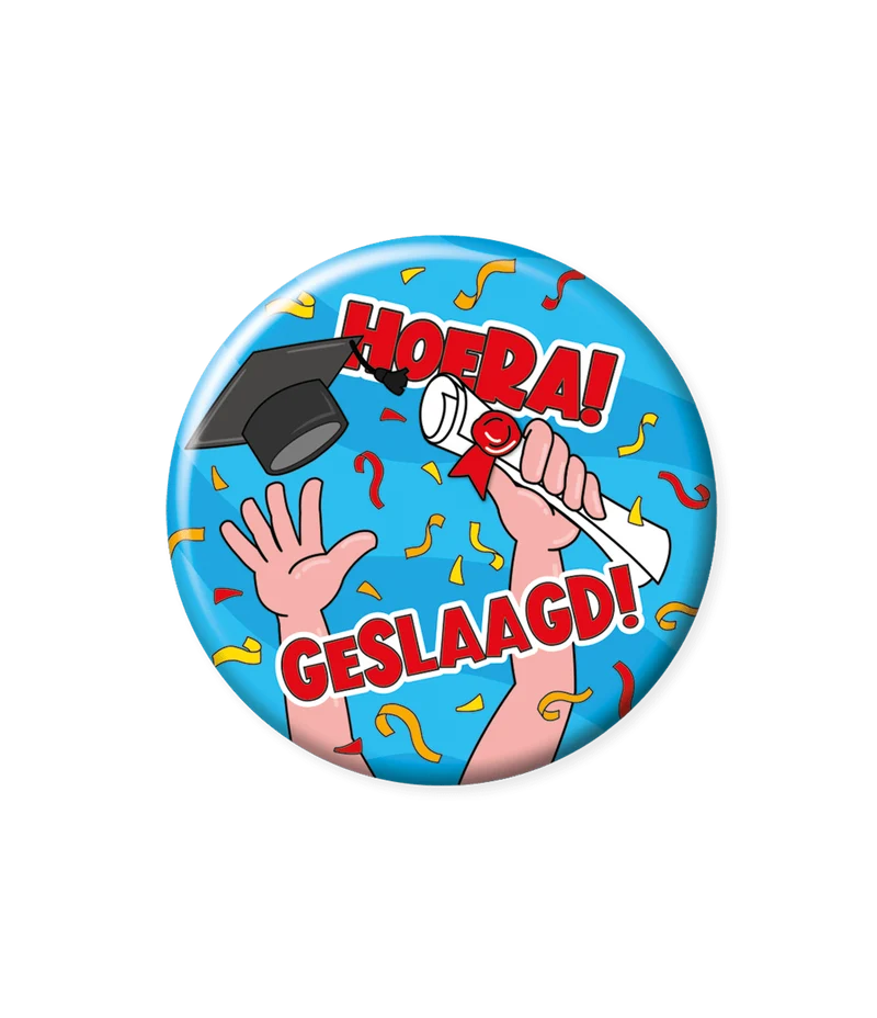 Button Geslaagd 5,5cm