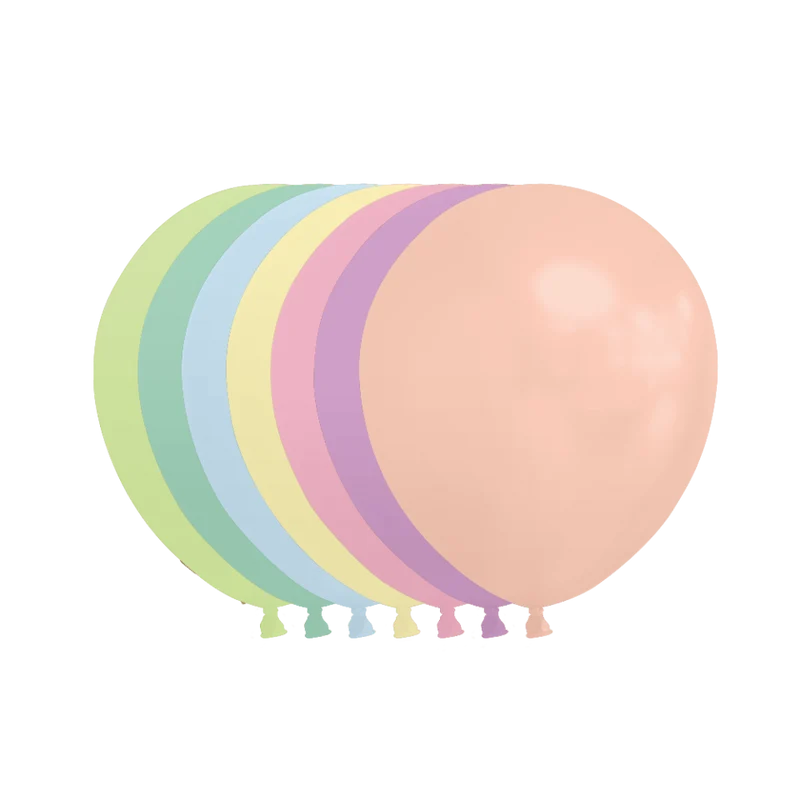 Gekleurde Ballonnen Pastel 13cm 100st