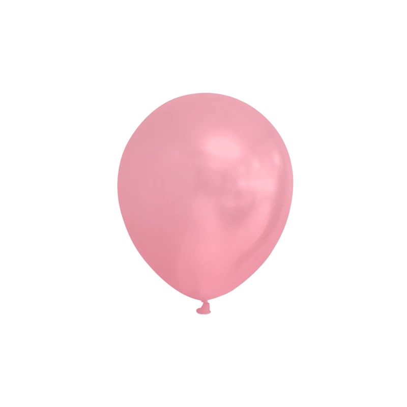 Roze Ballonnen Metallic 13cm 100st