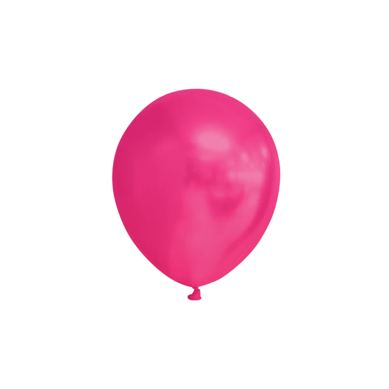 Fuchsia Ballonnen Metallic 13cm 100st