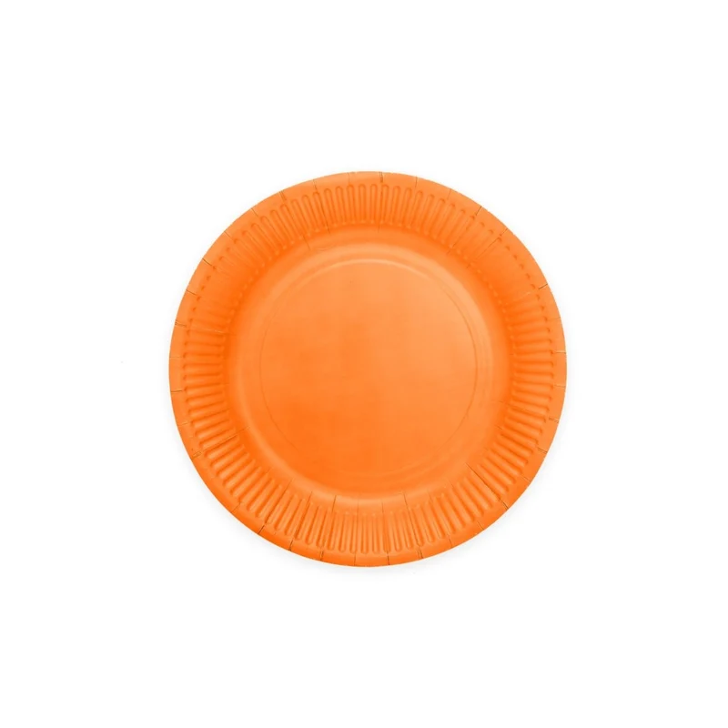 Oranje Borden Papier 18cm 8st