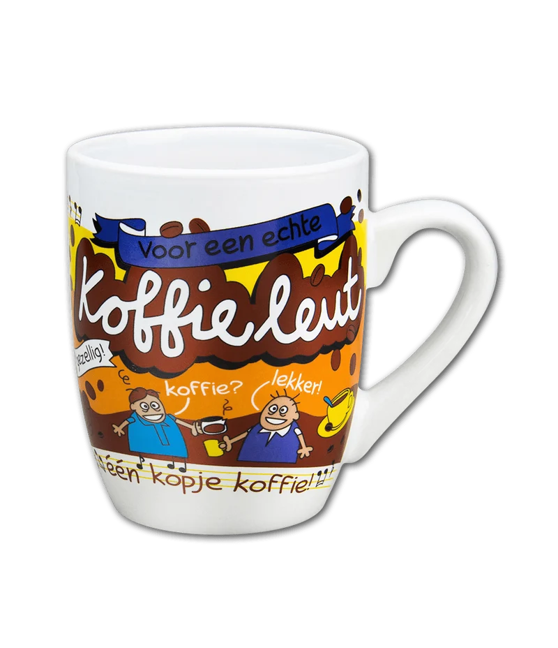 Mok Koffieleut 12cm
