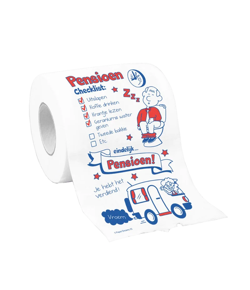 Toiletpapier Pensioen