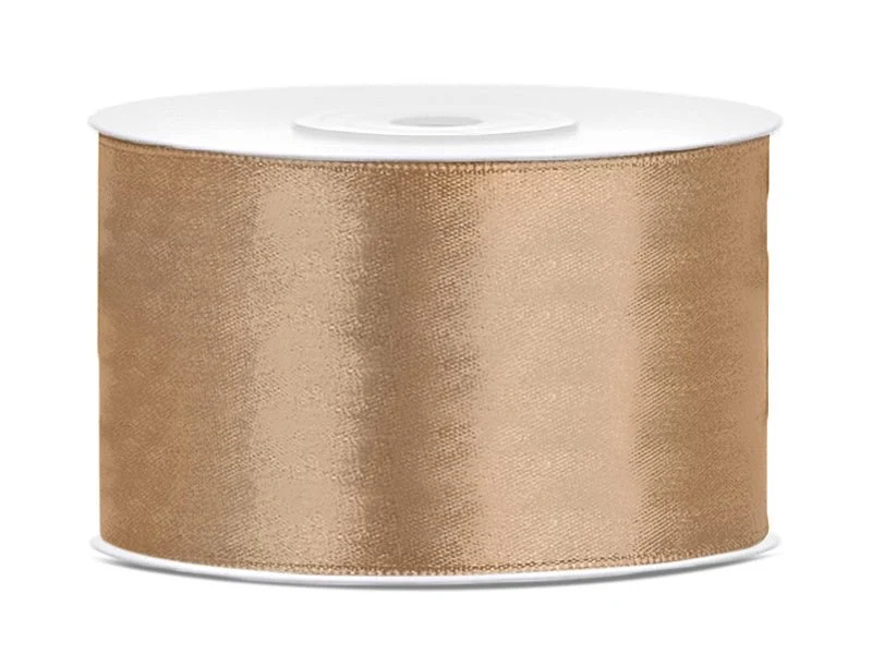 Satijn Lint Goud 38mm 25m