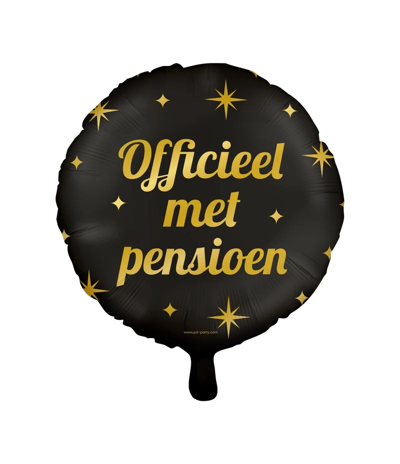 Helium Ballon Pensioen Leeg 30cm